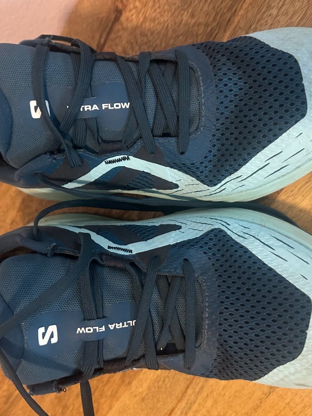 Salomon Ultra Flow Trail Running Shoes Women's US 8.5 Blue Mint EU 40⅔
